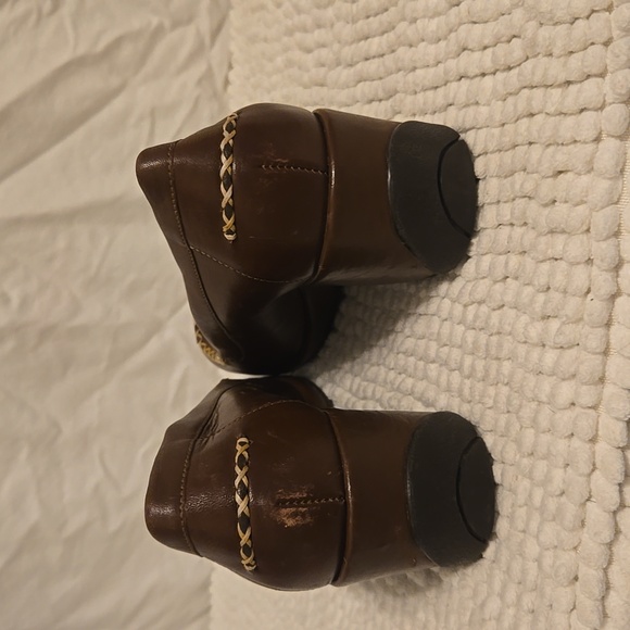 Nurture Gardner Leather Laser Cut Loafer sz 8M - Picture 3 of 5